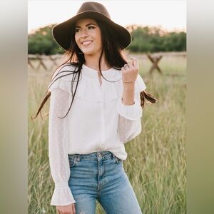 Nordstrom Rachel Parcell Ruffle York Blouse